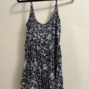Brandy Melville Tiered Ruffle Dress Open Back Babydoll